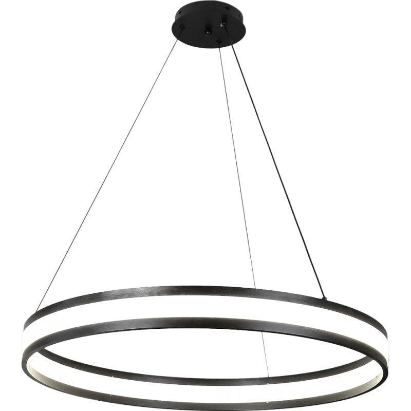 Modern Black Chandelier With 3 Lights - 65 W By Alhome - ALHOME