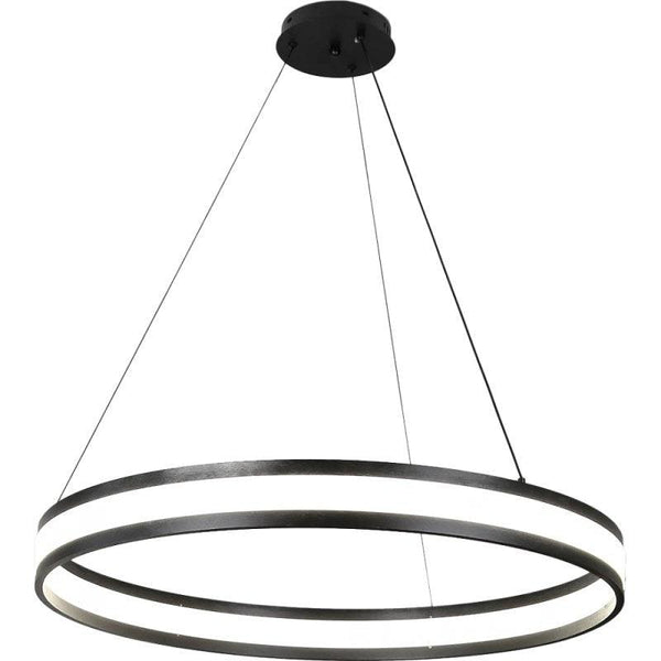 Modern Black Chandelier With 3 Lights - 65 W By Alhome - ALHOME