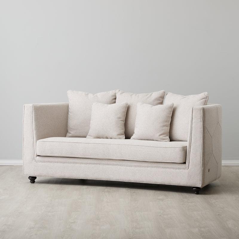 Velvet 2-Seater Sofa in Timeless Beige By Alhome - ALHOME