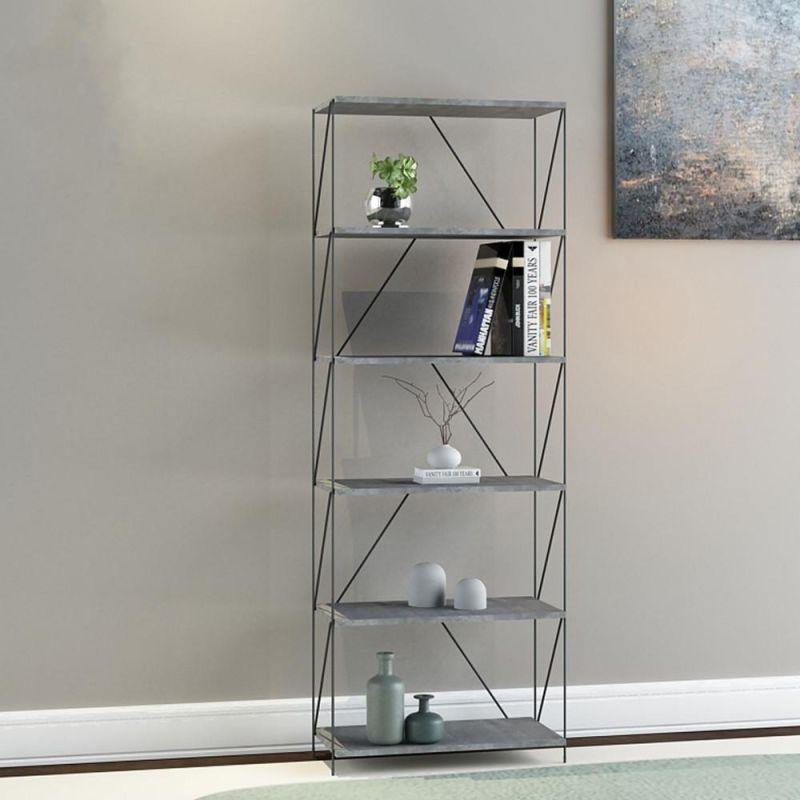 Multi-Use Shelving Unit From Malaysian Wood With 6 Layers - By Baity - ALHOME