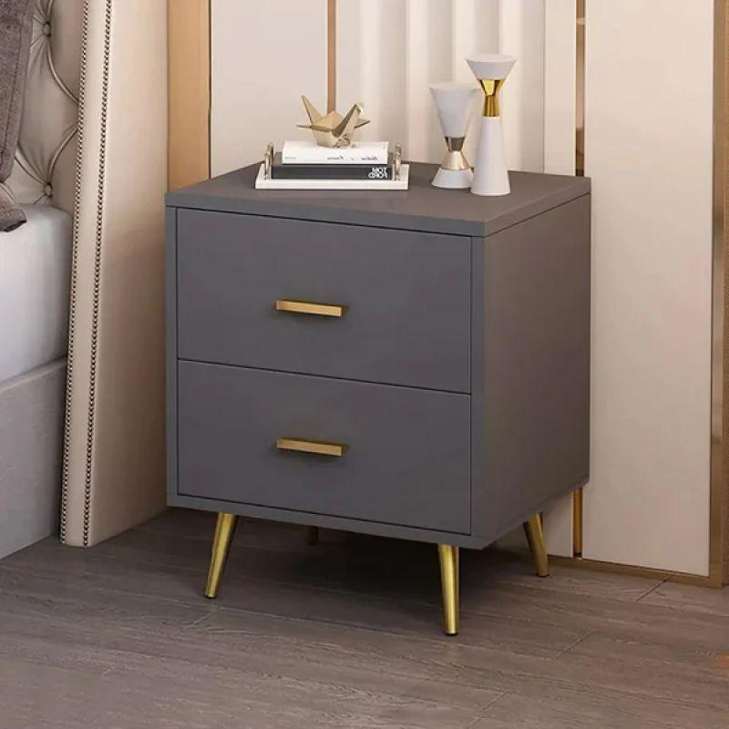 Nightstand with Steel Legs By Alhome - ALHOME