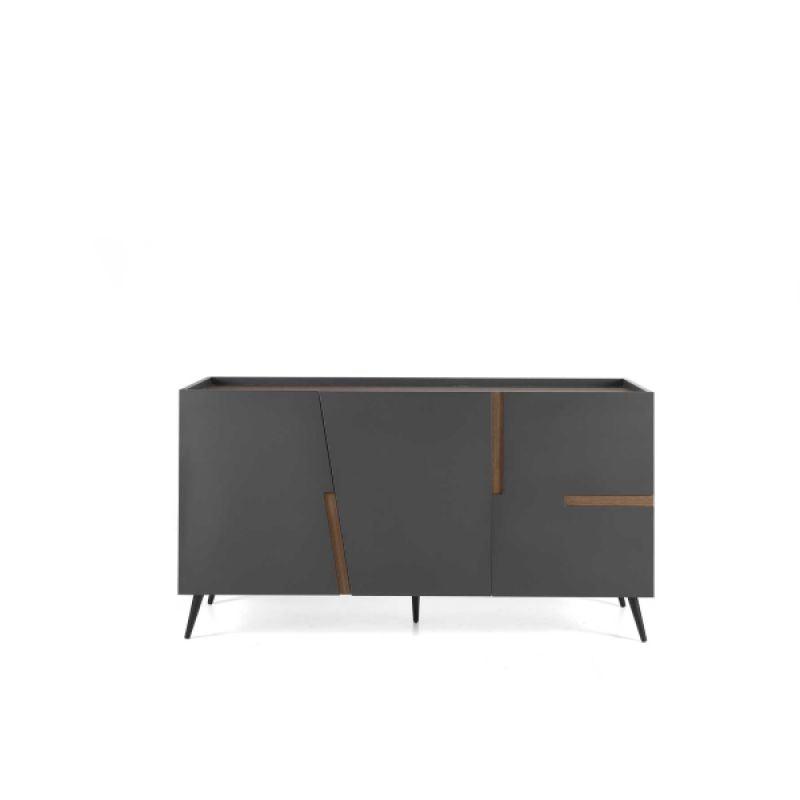 Compact Wood Buffet - Stylish Storage Solution By Alhome - ALHOME