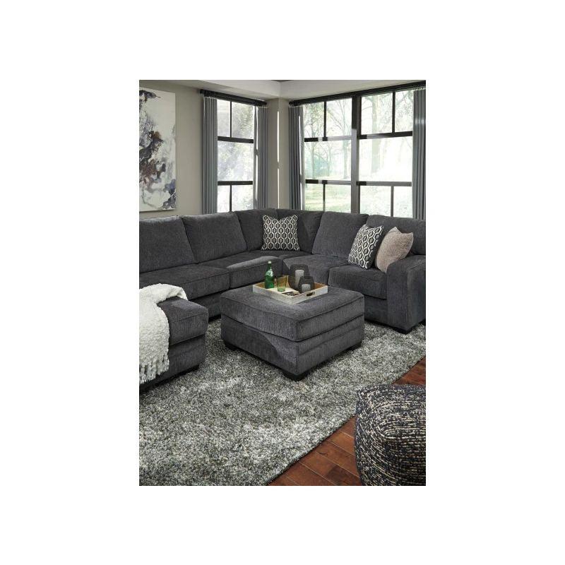 Modern Linen U-Shape Sofa - Grey - By Alhome - ALHOME