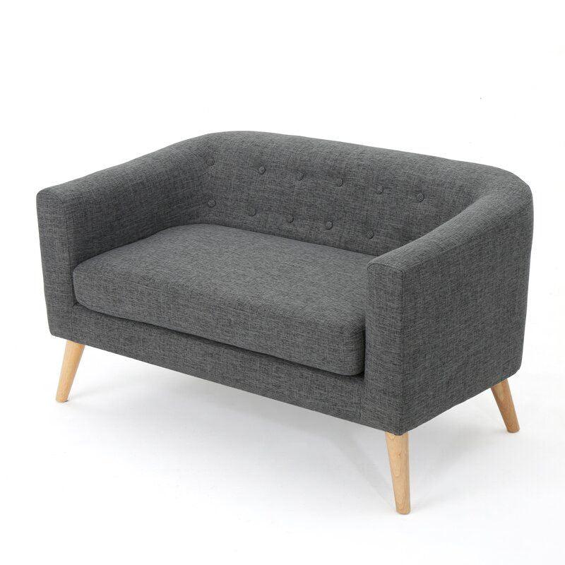 Modern Linen 2 Seater Sofa - 200x85x85 cm - By Alhome - ALHOME