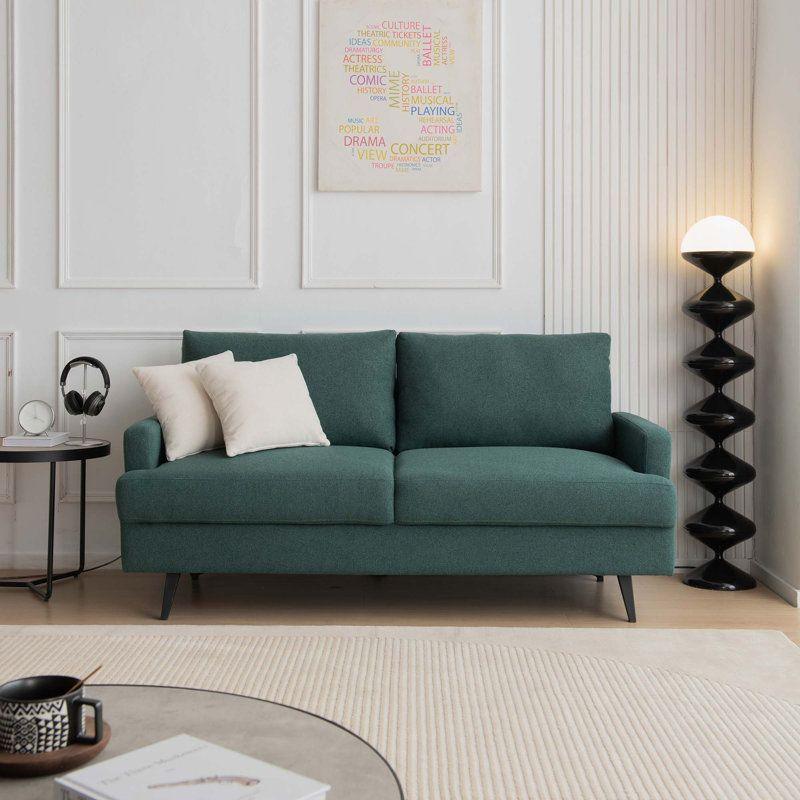 Modern Chic Linen 2 Seater Sofa - 180x85x85 cm - By Alhome - ALHOME