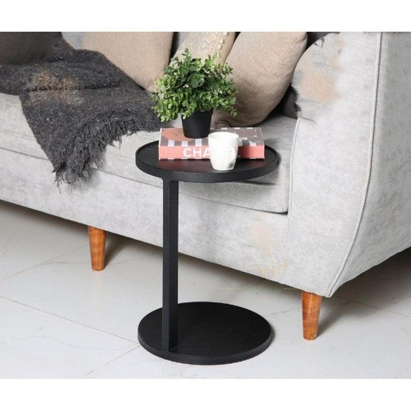 Iron Side Table Black - 35x50 cm By Alhome - ALHOME