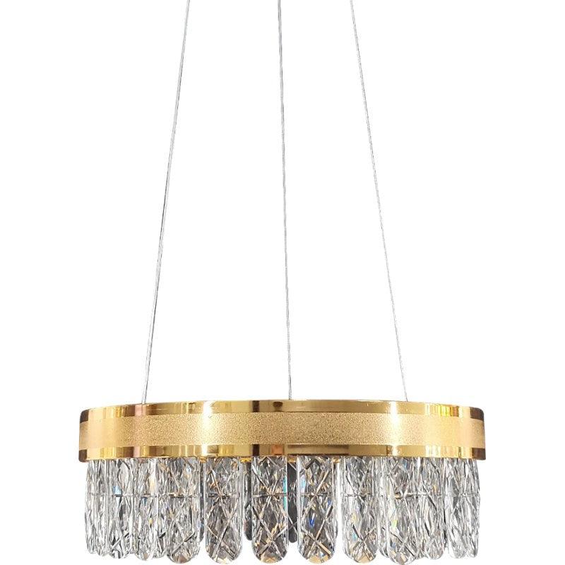 Modern Gold Chandelier With 3 Lights - 18 W- Diameter 40 cm By Alhome - ALHOME