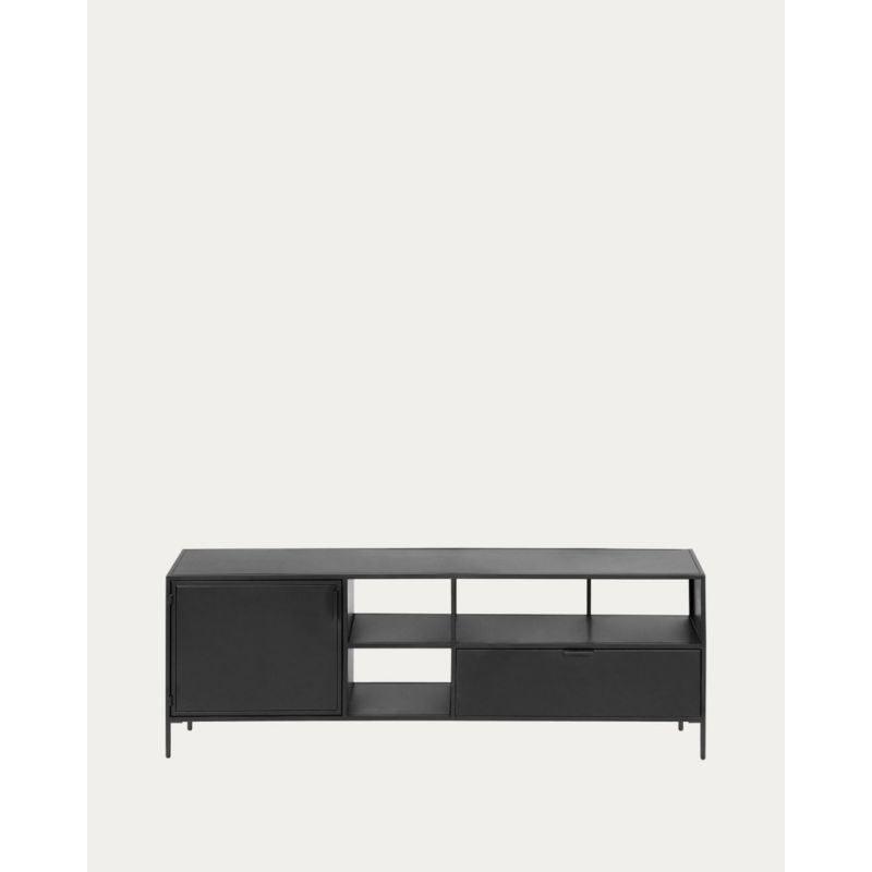 Black Engineered Wood TV Unit - Size: 120x45x50 By Alhome - ALHOME