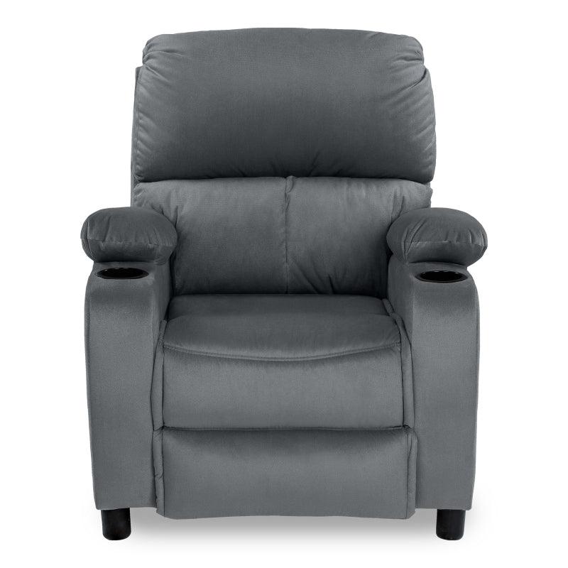 Velvet Classic Cinematic Recliner Chair with Cups Holder - NZ70 by In House - ALHOME