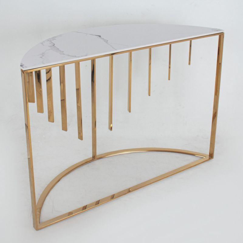 Wooden And Metal Elegant Console - Gold By Alhome - ALHOME