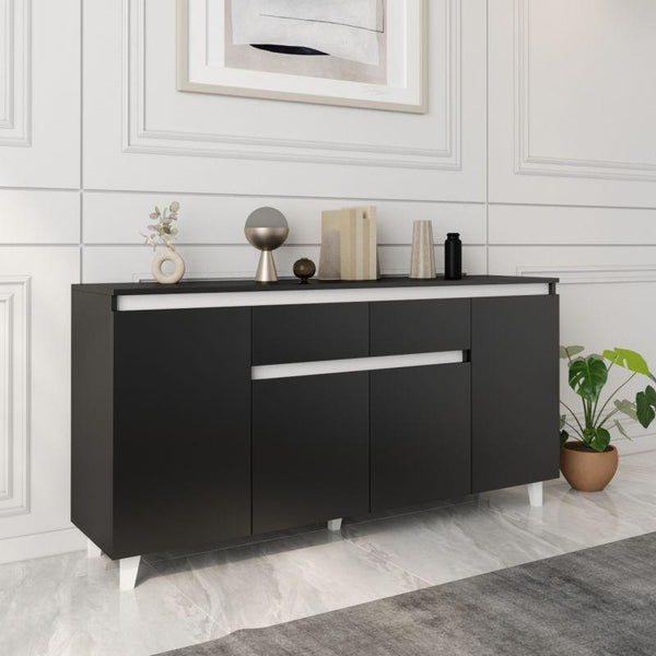 Console in Beige and Black By Alhome - ALHOME