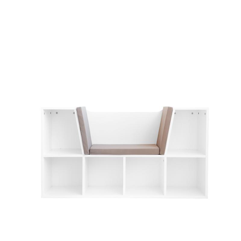 Dreeba Bookcase With Reading Nook - White - .com - Your Destination for Baby & Mother Needs in Saudi Arabia