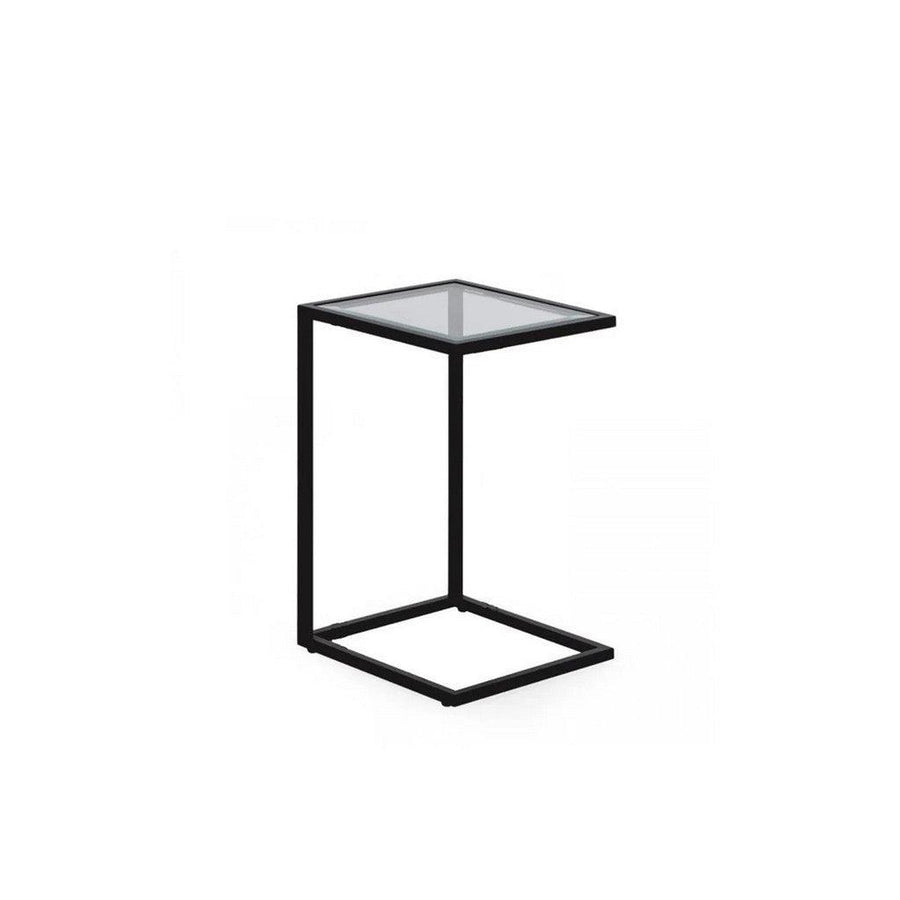 Alhome side table, black, size 45x25x63 cm - AL-25 - Zrafh.com - Your Destination for Baby & Mother Needs in Saudi Arabia