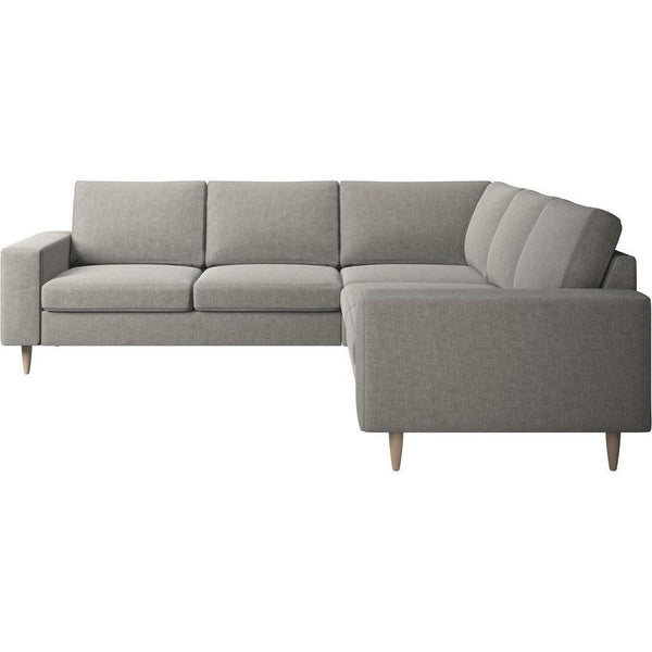 Alhome Corner Sofa 230x85x85x230 cm - Gray - AL-311 - Zrafh.com - Your Destination for Baby & Mother Needs in Saudi Arabia