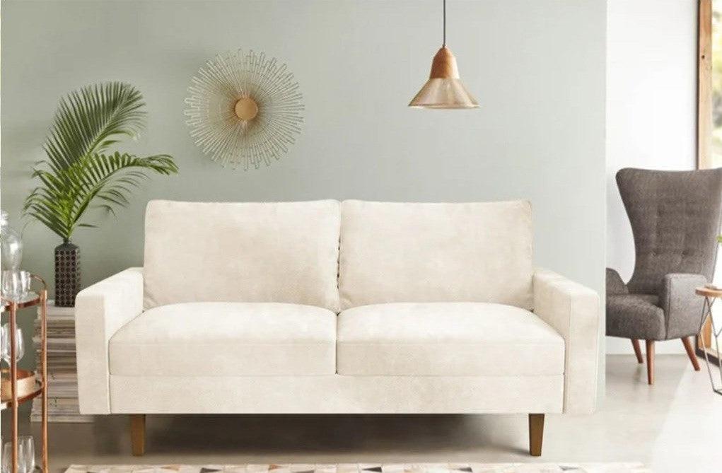 Alhome Otath Sofa 85x160x85 cm -Beige - OTATH.1065 - Zrafh.com - Your Destination for Baby & Mother Needs in Saudi Arabia