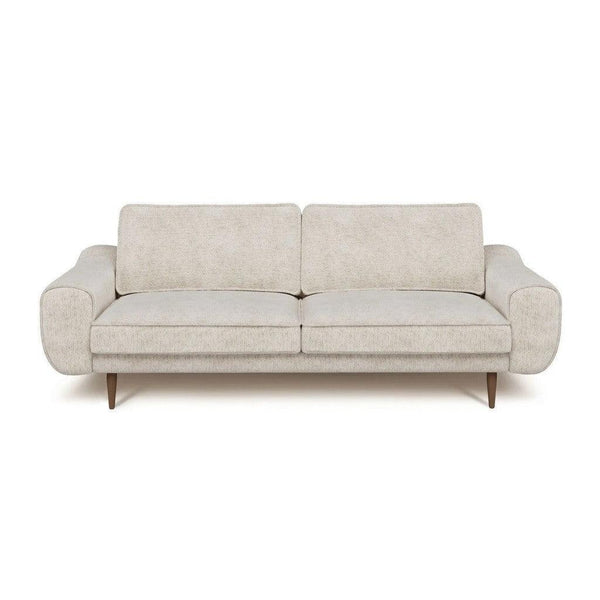 Alhome 2-Seater Sofa 85x85x180 cm - Off White - AL-1041 - Zrafh.com - Your Destination for Baby & Mother Needs in Saudi Arabia