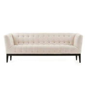 Alhome Velvet and Sweedish Wood 3 Seaters Sofa - White - AL-955 - Zrafh.com - Your Destination for Baby & Mother Needs in Saudi Arabia
