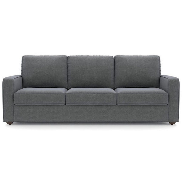 Alhome Swedish Wood and Linen 3 Seaters Sofa - Grey - AL-1260 - Zrafh.com - Your Destination for Baby & Mother Needs in Saudi Arabia