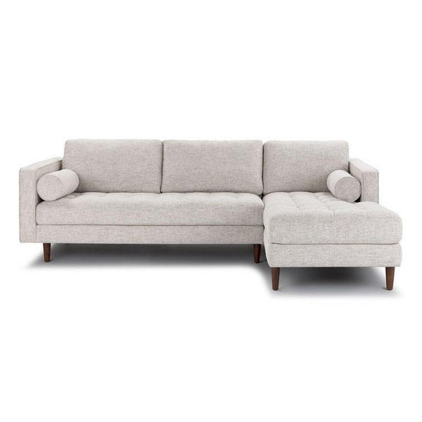 Alhome L Shape sofa 180x300x80x90 cm - Beige - - AL-1493 - Zrafh.com - Your Destination for Baby & Mother Needs in Saudi Arabia