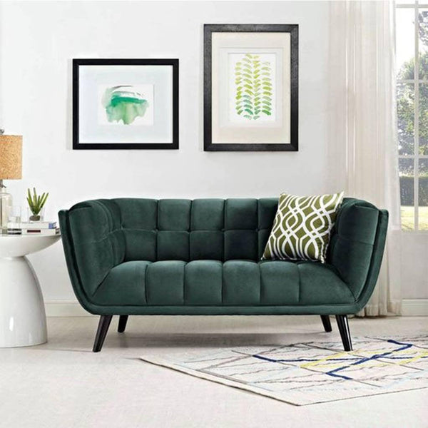 Alhome Mega Store Sofa 85x200x80 cm - Green - Zrafh.com - Your Destination for Baby & Mother Needs in Saudi Arabia