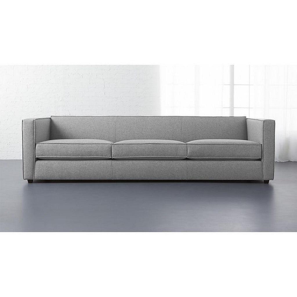 Alhome Swedish Wood and Linen 3 Seaters Sofa - Grey - AL-1941 - Zrafh.com - Your Destination for Baby & Mother Needs in Saudi Arabia