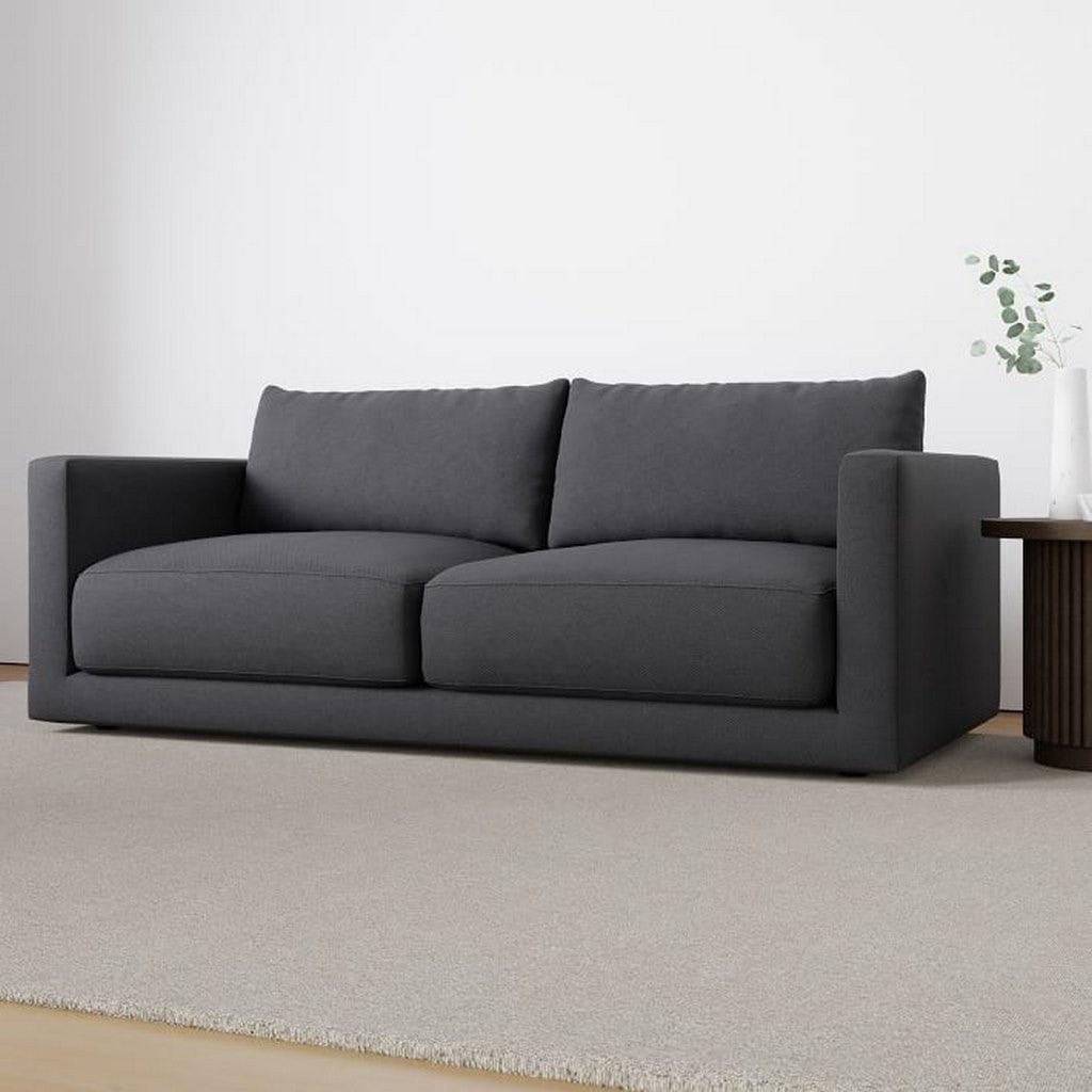 Alhome 2-Seater Sofa 170x89x91 cm - Grey - AL-1944 - Zrafh.com - Your Destination for Baby & Mother Needs in Saudi Arabia