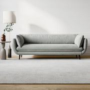 Alhome Velvet 3 Seaters Sofa - Grey - AL-2120 - Zrafh.com - Your Destination for Baby & Mother Needs in Saudi Arabia