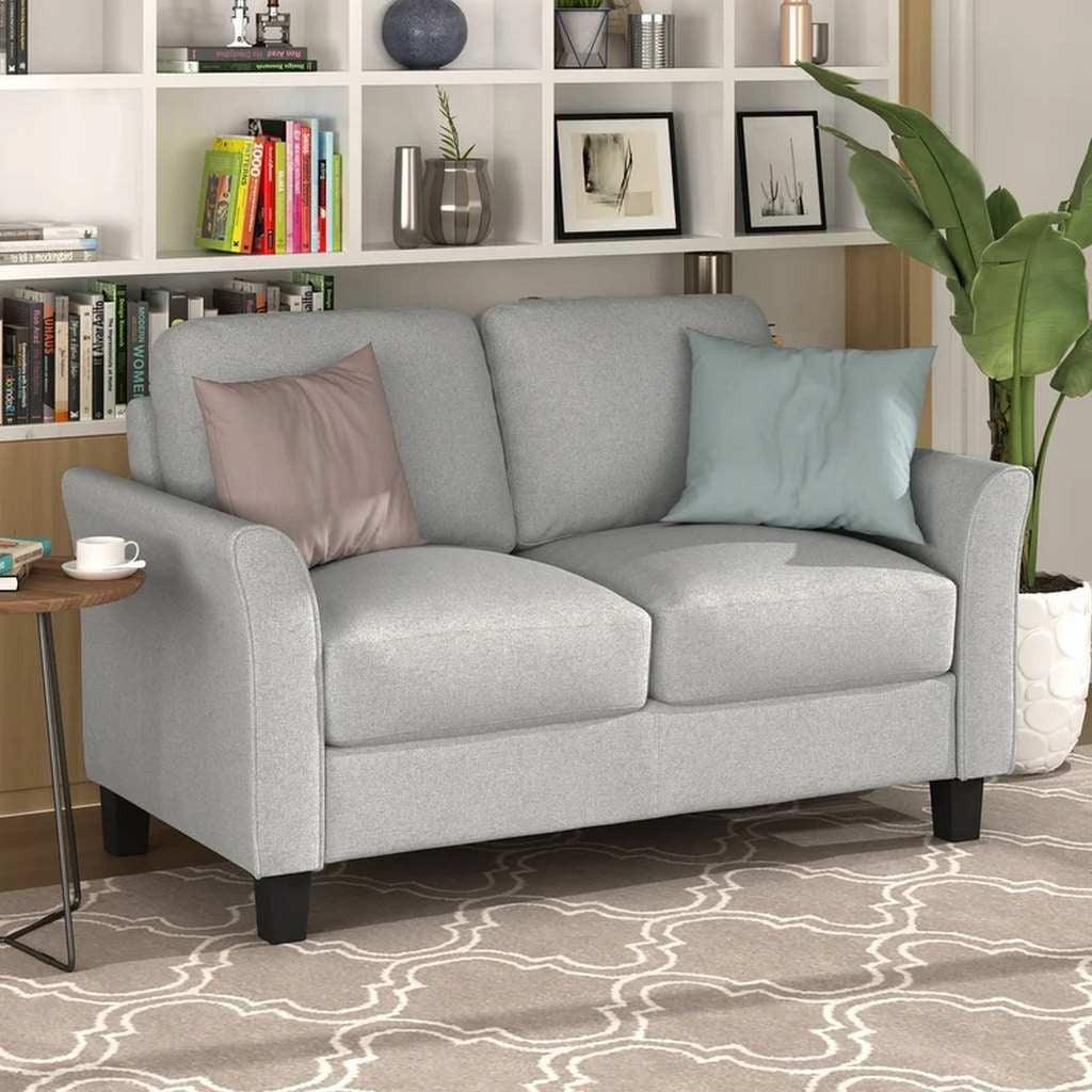 Alhome Sofa 170x90x95 cm - Grey - Zrafh.com - Your Destination for Baby & Mother Needs in Saudi Arabia