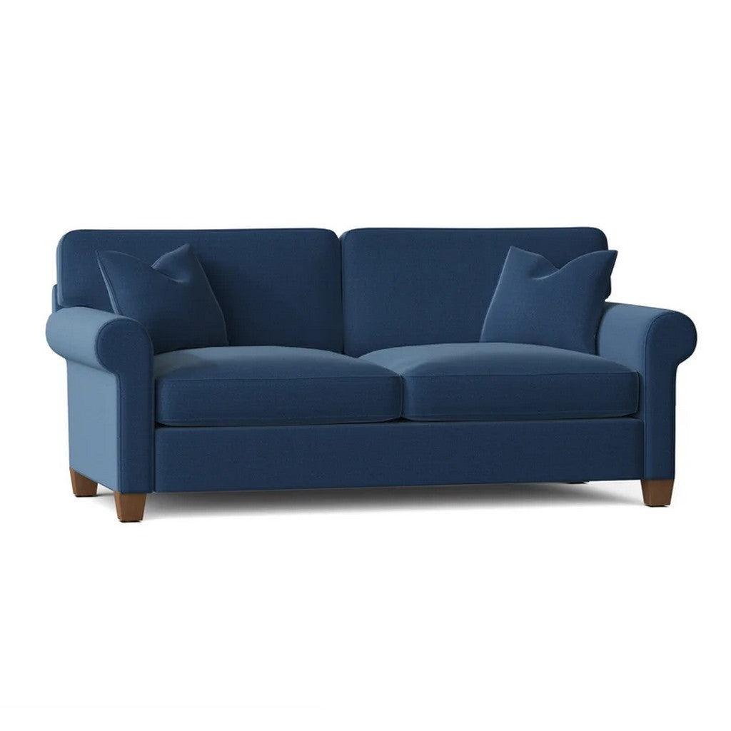 Alhome Sofa 85x85x160 cm - Blue - NASSFUR110 - Zrafh.com - Your Destination for Baby & Mother Needs in Saudi Arabia