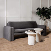 Alhome "Grey Linen 3-Seaters Sofa" - Zrafh.com - Your Destination for Baby & Mother Needs in Saudi Arabia