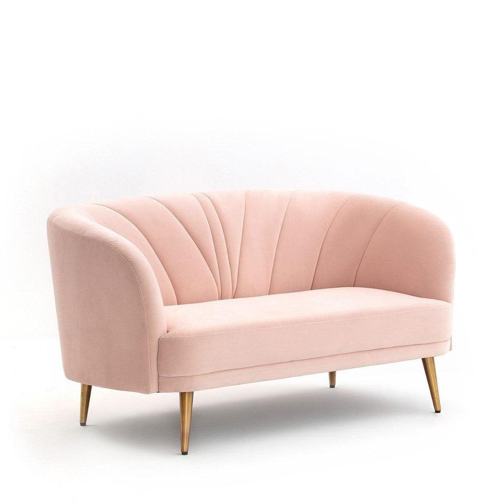 Alhome Sofa 150x85x75 cm - Pink - Zrafh.com - Your Destination for Baby & Mother Needs in Saudi Arabia