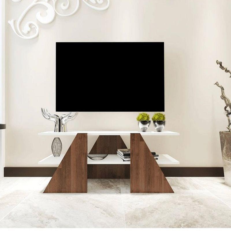 Brown TV Unit With Classic Elegance for Your Entertainment Space By Alhome - ALHOME