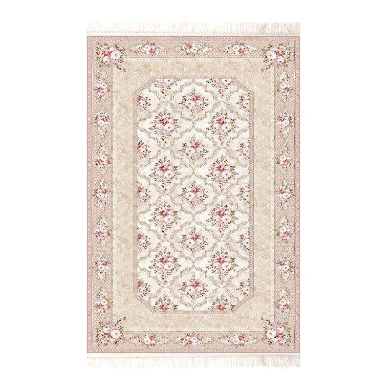 Soft Turkish Velvet Rectangular Decorative Rug - Pink - By In House - ALHOME