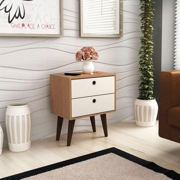 Melamine Contemporary Nightstand By Alhome - ALHOME