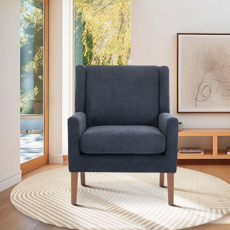 Modern Chic Linen Arm Chair - 90x85x85 cm - By Alhome - ALHOME