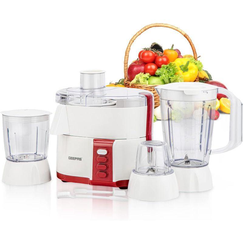 Geepas 4-In-1 Food Processor 600W - GSB9890 - .com - Your Destination for Baby & Mother Needs in Saudi Arabia