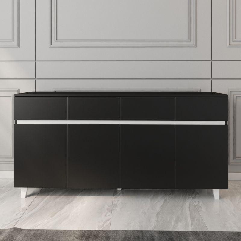 Black and White Console Storage Unit By Alhome - ALHOME