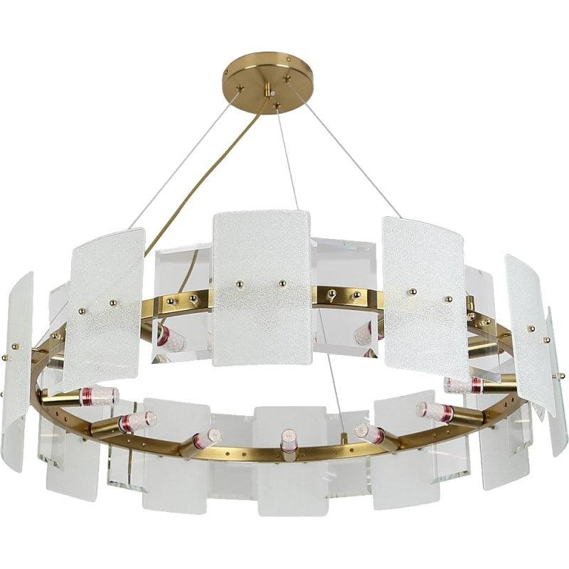 Modern Oil Chandelier - 15 Bulbs - Lamp Base Size E14 - Size 80 cm By Alhome - ALHOME