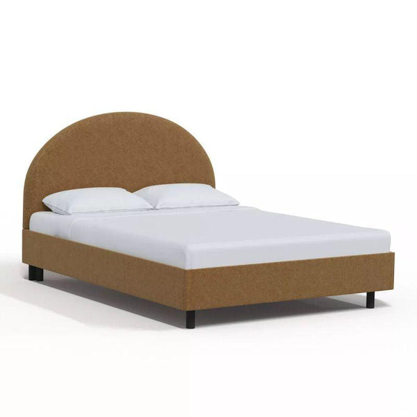 Brown Chanel Luxury: Swedish Wood Super King Bed (200x200x140) by Alhome - ALHOME