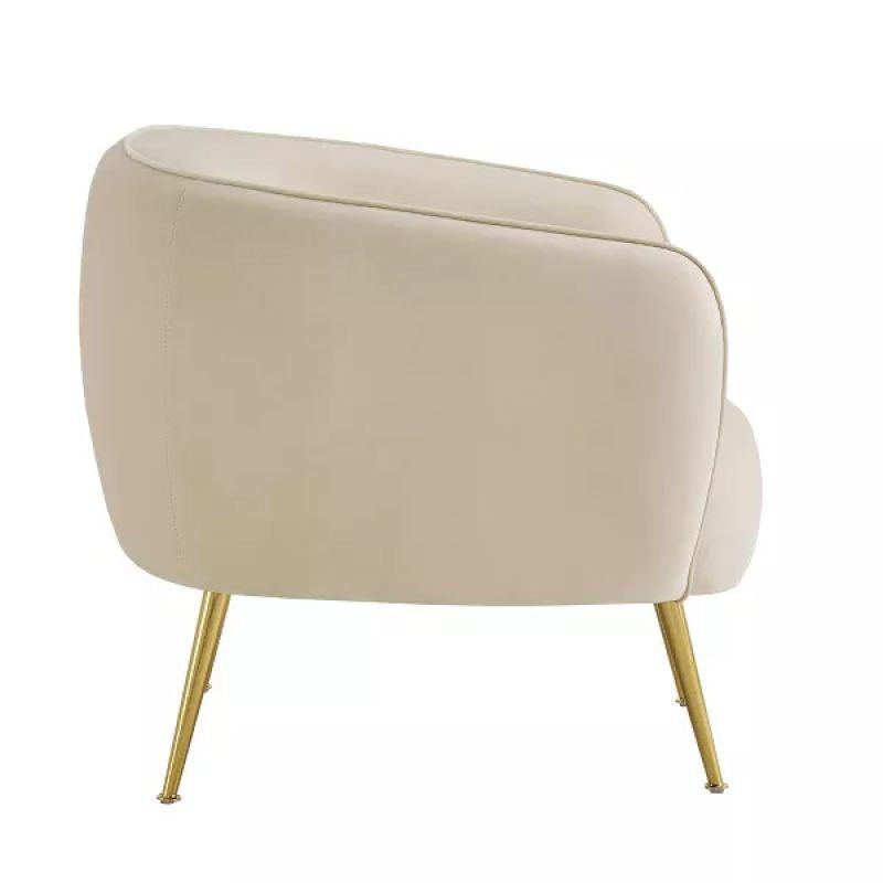 Modern Velvet Arm Chair - 80x85x85 cm - By Alhome - ALHOME