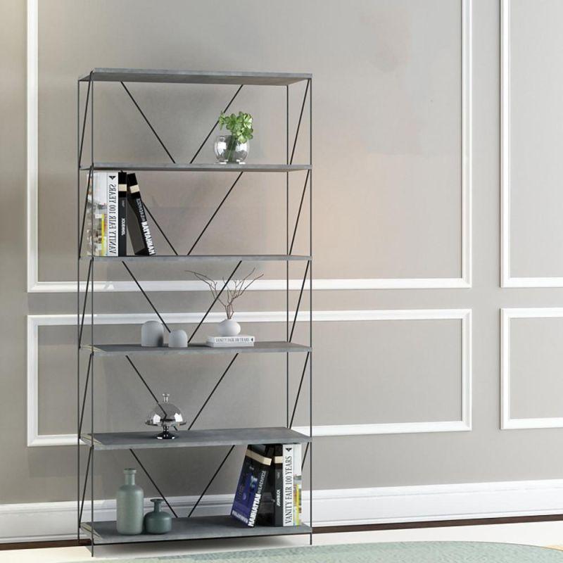 Multi-Use Shelving Unit From Malaysian Wood With 6 Layers - By Baity - ALHOME