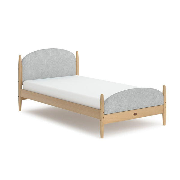 Kids Bed: 120x200x140 Wood, Beige and Gray by Alhome - ALHOME