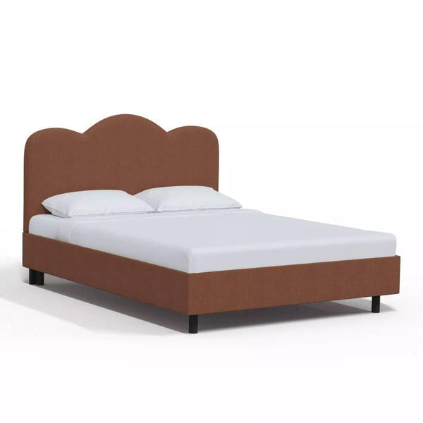 Supreme Comfort: Swedish Wood King Bed - Regal Brown Luxury (160x200x140) by Alhome - ALHOME