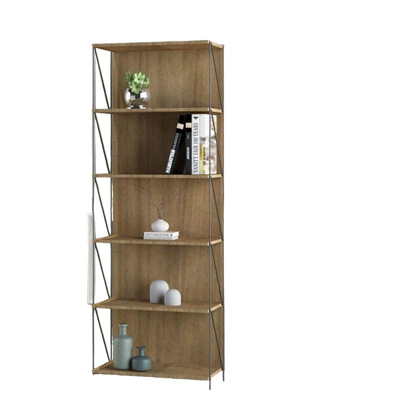 Multi-Use Shelving Unit With Closed Design From Malaysian Wood With 6 Layers - By Baity - ALHOME