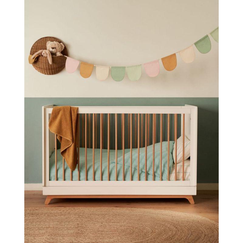 White Engineered Wood Kids Bed - Size: 145x72x87.3 By Alhome - ALHOME