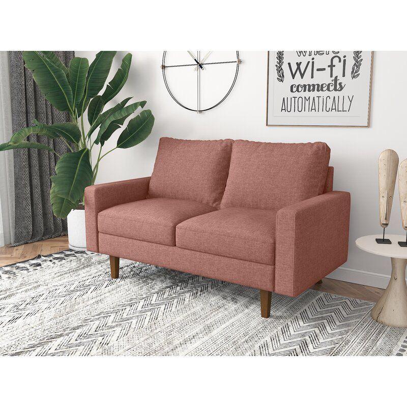 Modern Distinctive Linen 2 Seater Sofa - 180x85x85 cm - By Alhome - ALHOME