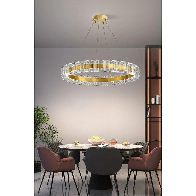 Modern Oil Chandelier With 3 Lights - 55 W By Alhome - ALHOME