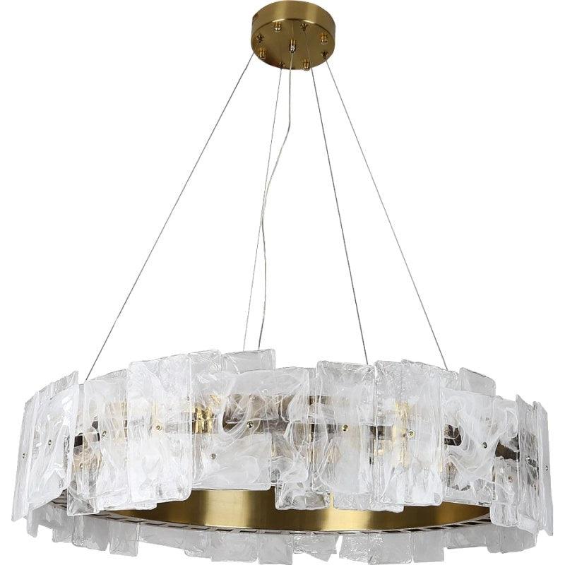 Modern Oil Chandelier With 3 Lights - 55 W By Alhome - HA/C5647/800CR+3CO - ALHOME