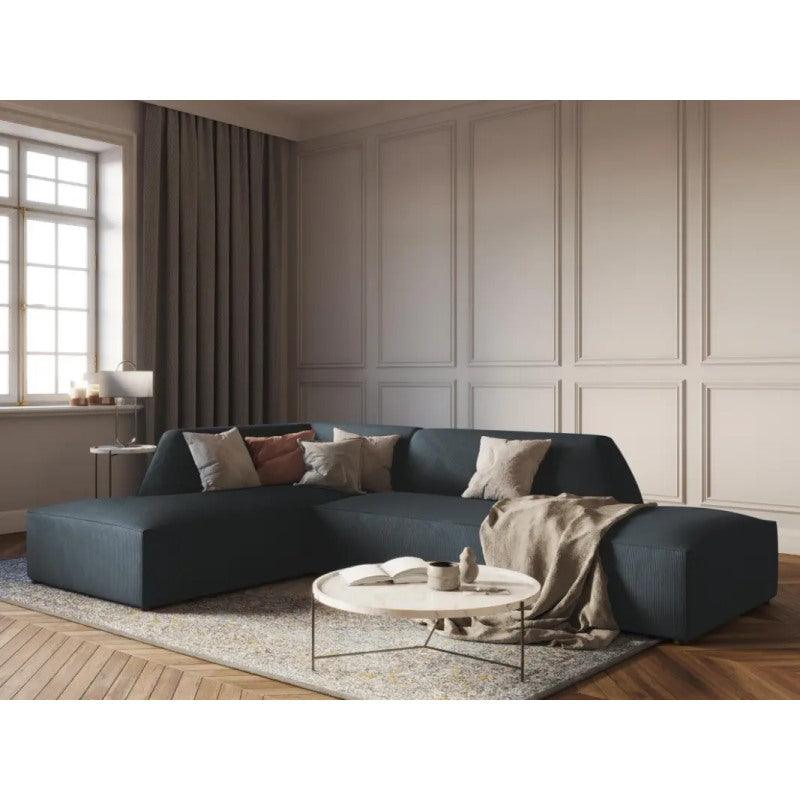 Comfortable Velvet Corner Sofa - 280x170x85x85 cm - By Alhome - ALHOME