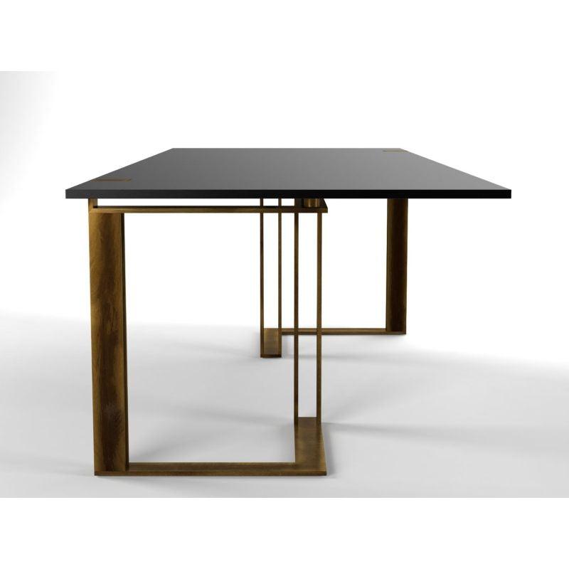 Black Wood Dining Table for Stylish Dining By Alhome - ALHOME